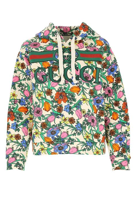 gucci flower hoodie|farfetch gucci hoodie.